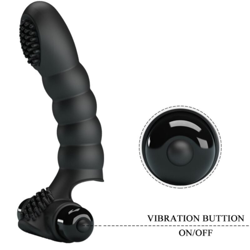 PRETTY LOVE - FINGERVIBRATOR ALEXANDER 10 VIBRATIONEN SCHWARZ