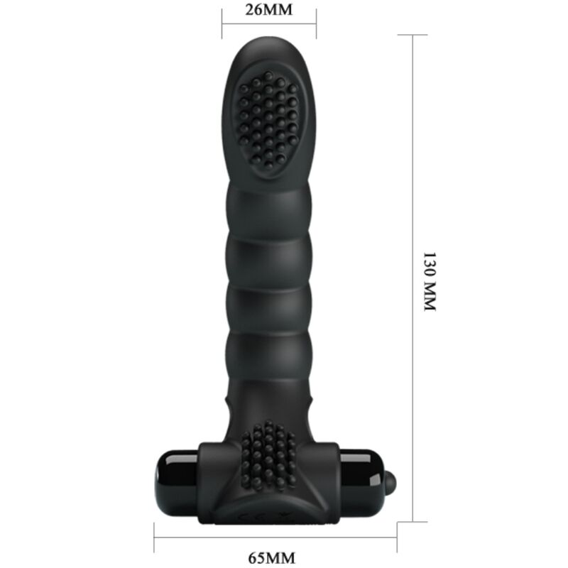 PRETTY LOVE - FINGERVIBRATOR ALEXANDER 10 VIBRATIONEN SCHWARZ