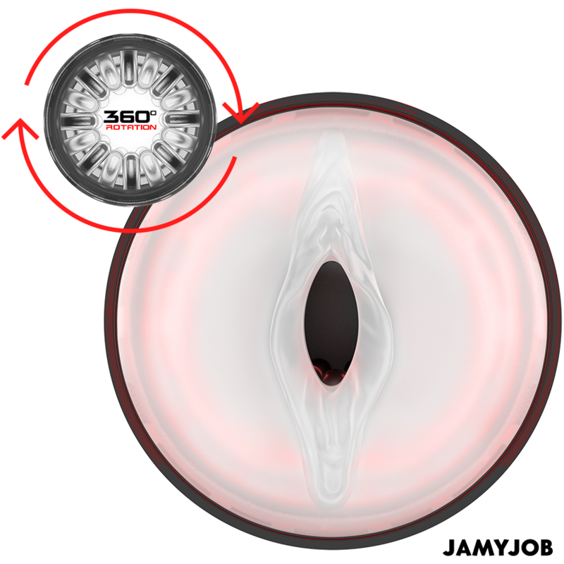 JAMYJOB - AUTOMATISCHER VAGINA-MASTURBATOR CYCLONE 10 ROTATIONS- UND SCHUBMODI