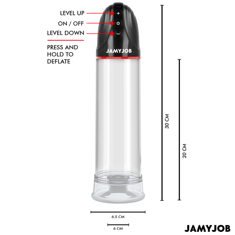 JAMYJOB - AUTOMATISCHE XPAND-PUMPE 3 SAUGSTUFEN GRAU