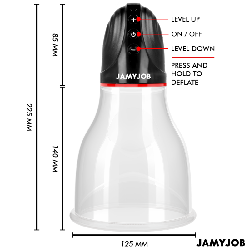 JAMYJOB - AUTOMATISCHE HODENPUMPE XPAND LITE 3 SAUGSTUFEN GRAU