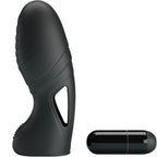 PRETTY LOVE - ALAN VIBRATEUR DE DOIGTS EN SILICONE NOIR
