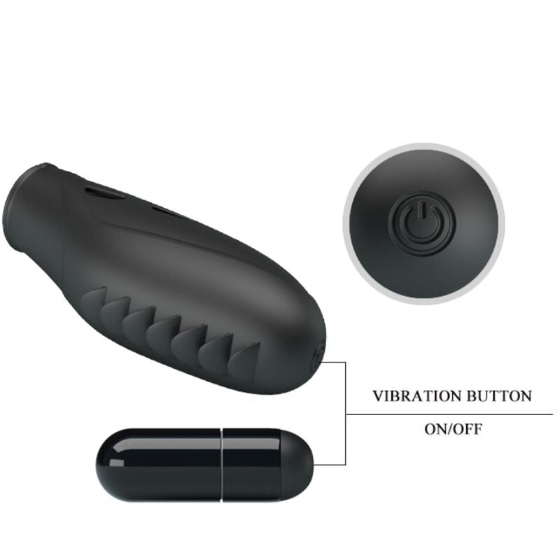 PRETTY LOVE - SILIKON-FINGERVIBRATOR GILO SCHWARZ