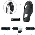 PRETTY LOVE - FINGERVIBRATOR AUS SCHWARZEM FLÜSSIGSILIKON