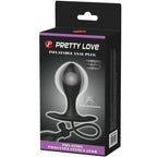 PRETTY LOVE - AUFBLASBARER ANALPLUG SCHWARZ