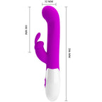 PRETTY LOVE - VIBRATOR ZENTAUR KANINCHEN 30 VIBRATIONSMODI LILA