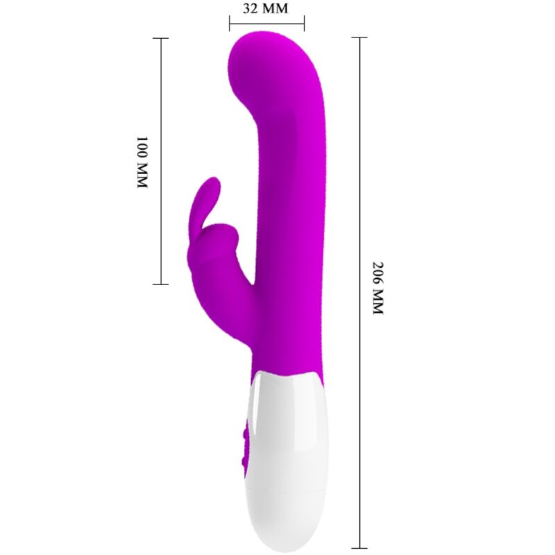 PRETTY LOVE - VIBRATOR ZENTAUR KANINCHEN 30 VIBRATIONSMODI LILA