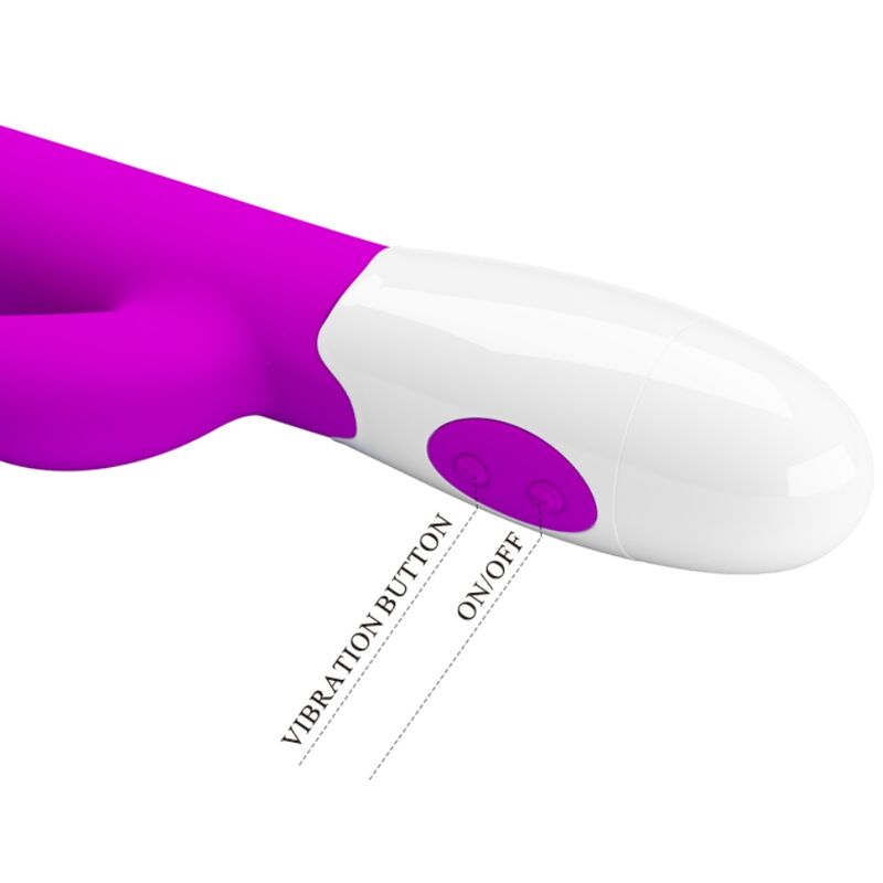 PRETTY LOVE - VIBRATOR ZENTAUR KANINCHEN 30 VIBRATIONSMODI LILA