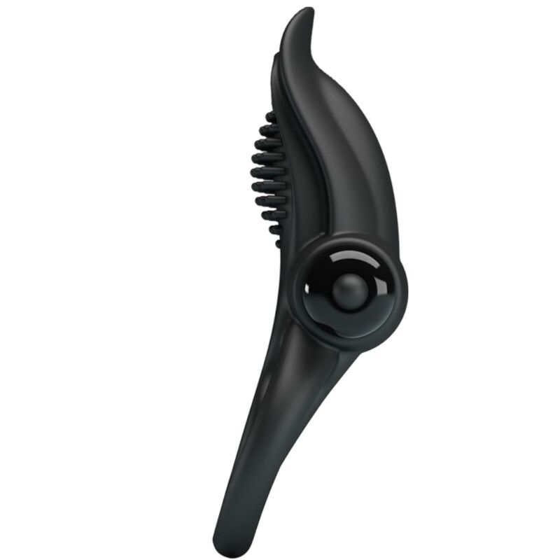 PRETTY LOVE – DOPPELTER VIBRATIONSCOCKRING + KLITORISSTIMULATOR 10 VIBRATIONEN SCHWARZ