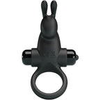 PRETTY LOVE – VIBRATIONSCOCKRING + KLITORISSTIMULATOR HASE 10 VIBRATIONEN SCHWARZ