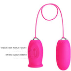 PRETTY LOVE – VIBRATIONSEI DAISY + STIMULIERENDE KLITORISZUNGE PINK