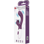 PRETTY LOVE - BUTTERFLY KISS VIBRATEUR RABBIT ET STIMULATEUR DE POINT G VIOLET