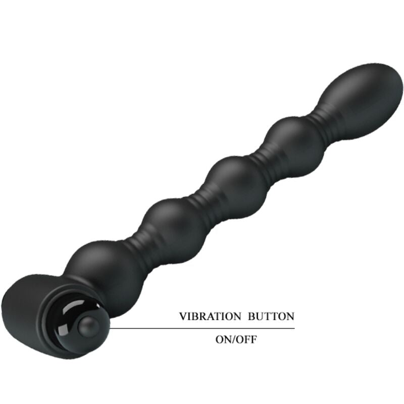 PRETTY LOVE - PLUG ANAL LYNN SILIKON 10 VIBRATIONEN SCHWARZ