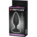 PRETTY LOVE - VIBRA BUTT PLUG 2 ANALPLUG 10 VIBRATIONEN SCHWARZ