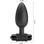 PRETTY LOVE - VIBRA BUTT PLUG 2 ANALPLUG 10 VIBRATIONEN SCHWARZ