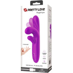 PRETTY LOVE – ANGELIQUE MULTIFUNKTIONSVIBRATOR + KLITORISSTIMULATOR VIOLETT
