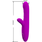 PRETTY LOVE – ANGELIQUE MULTIFUNKTIONSVIBRATOR + KLITORISSTIMULATOR VIOLETT
