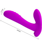 PRETTY LOVE - MASSAGEGERÄT & VIBRATOR 12 VIBRATIONSSTUFEN FERNBEDIENUNG VIOLETT