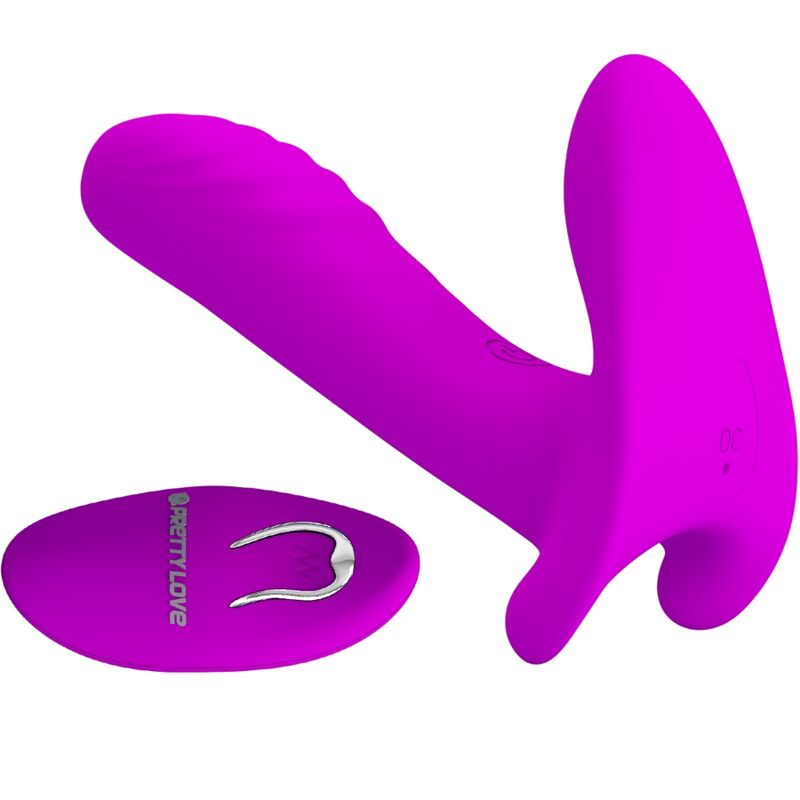 PRETTY LOVE - MASSAGEGERÄT & VIBRATOR 12 VIBRATIONSSTUFEN FERNBEDIENUNG VIOLETT