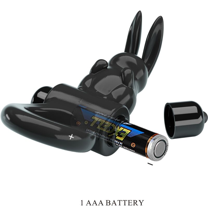 PRETTY LOVE - ANALE VIBRATIONSREIFEN RABBIT 10 VIBRATIONEN SCHWARZ