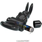PRETTY LOVE - ANALE VIBRATIONSREIFEN RABBIT 10 VIBRATIONEN SCHWARZ