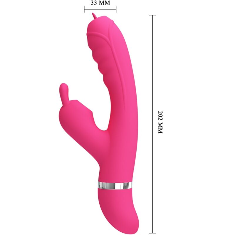 PRETTY LOVE - MULTIFUNKTIONALE HASENVIBRATORIN PHOENIX ROSE