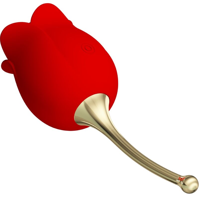 PRETTY LOVE - ROSE LOVER KLITORISSTIMULATOR ROSA 12 VIBRATIONEN ROT