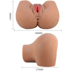 CRAZY BULL - MILA VIBRATEUR FESSE AVEC VAGIN ET ANUS RÉALISTES CONTRÔLE DE LA CHAIR À DISTANCE