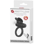 PRETTY LOVE - VIBRIERENDER RING DEBONAIRE HASE 10 VIBRATIONEN SCHWARZ