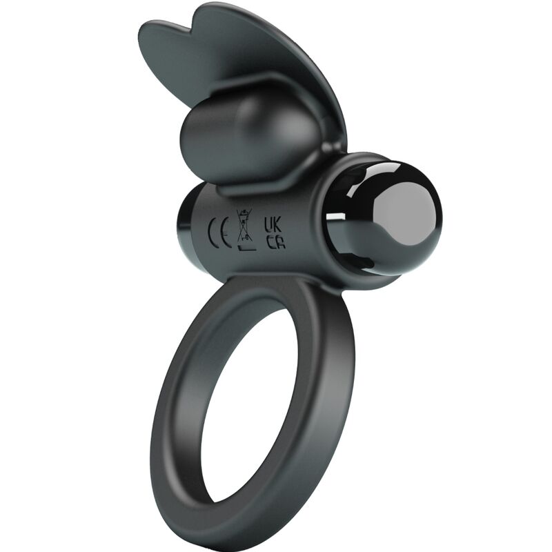 PRETTY LOVE - VIBRIERENDER RING DEBONAIRE HASE 10 VIBRATIONEN SCHWARZ
