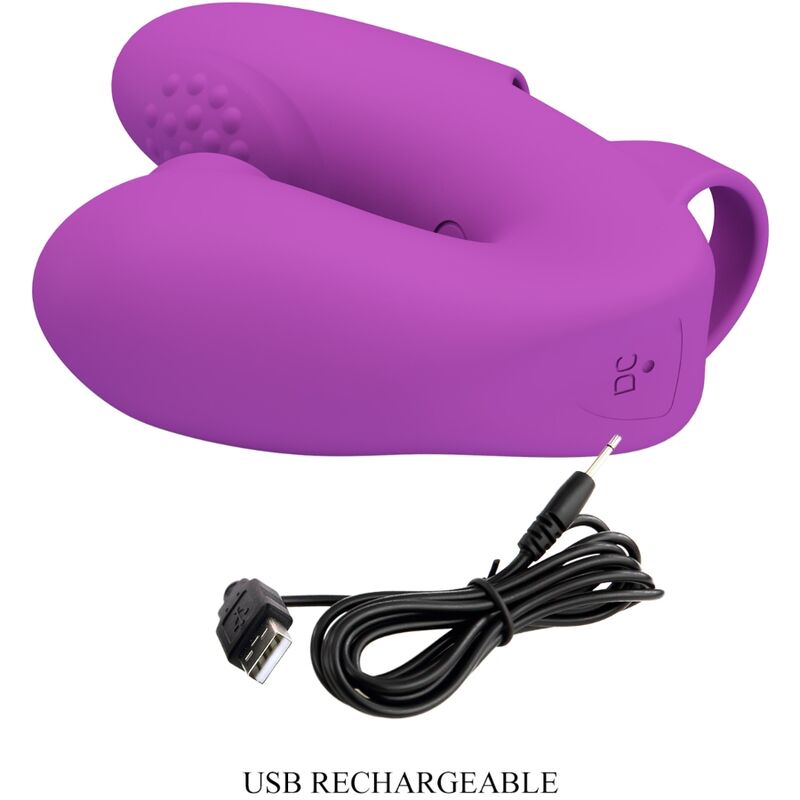 PRETTY LOVE - FINGERVIBRATOR ATHENA MIT KLITORISSTIMULATOR LILA