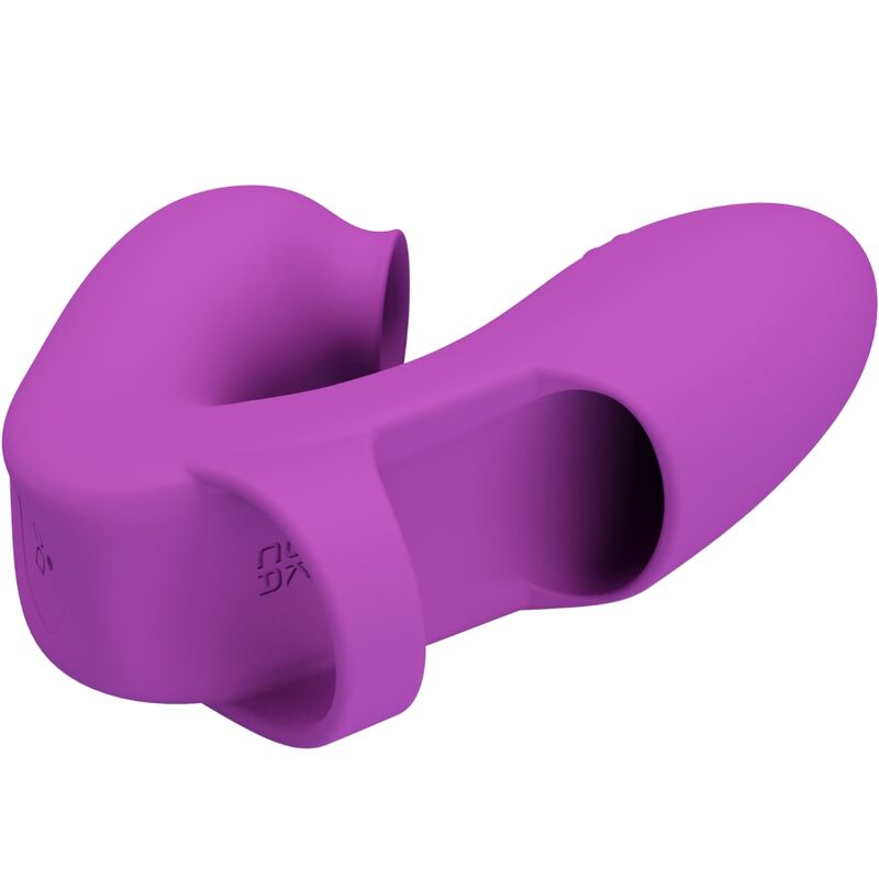 PRETTY LOVE - FINGERVIBRATOR ATHENA MIT KLITORISSTIMULATOR LILA