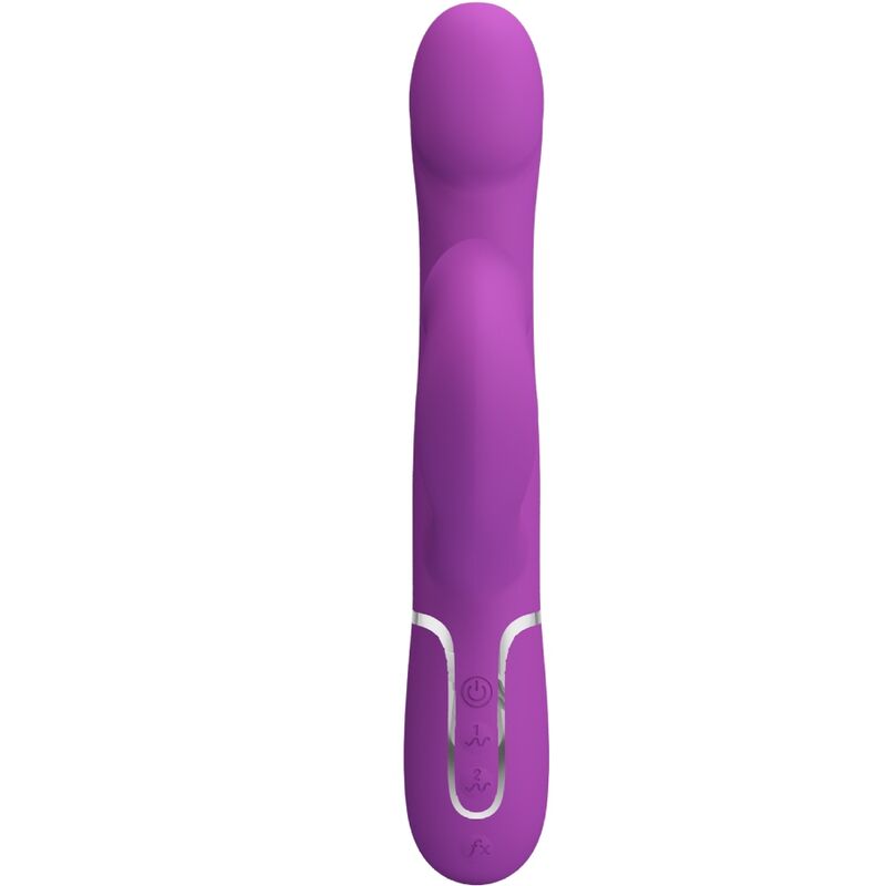 PRETTY LOVE - 4-IN-1-VIBRATOR UND MULTIFUNKTIONSDISPOSITIV LILA
