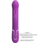 PRETTY LOVE - MULTIFUNKTIONALER HASENVIBRATOR COALE 4-IN-1 VIOLETT