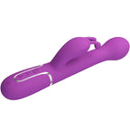 PRETTY LOVE - VIBRATOR HASE MULTIFUNKTIONAL 3 IN 1 DEJON VIOLETT