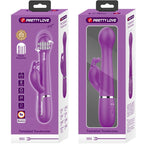 PRETTY LOVE - VIBRATOR HASE MULTIFUNKTIONAL 3 IN 1 DEJON VIOLETT