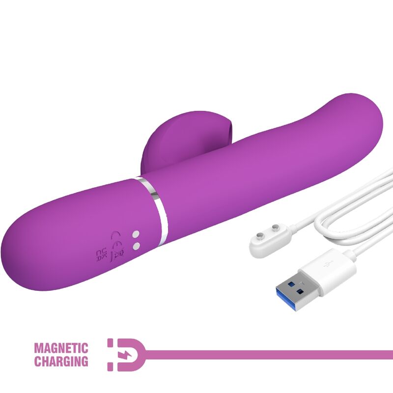 PRETTY LOVE - MULTIFUNKTIONSDILDO 3-IN-1-HASE PERLITA VIOLETT