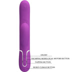 PRETTY LOVE - MULTIFUNKTIONSDILDO 3-IN-1-HASE PERLITA VIOLETT