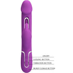 PRETTY LOVE - KAMPAS MULTIFUNKTIONSDILDO 3-IN-1 VIOLETT