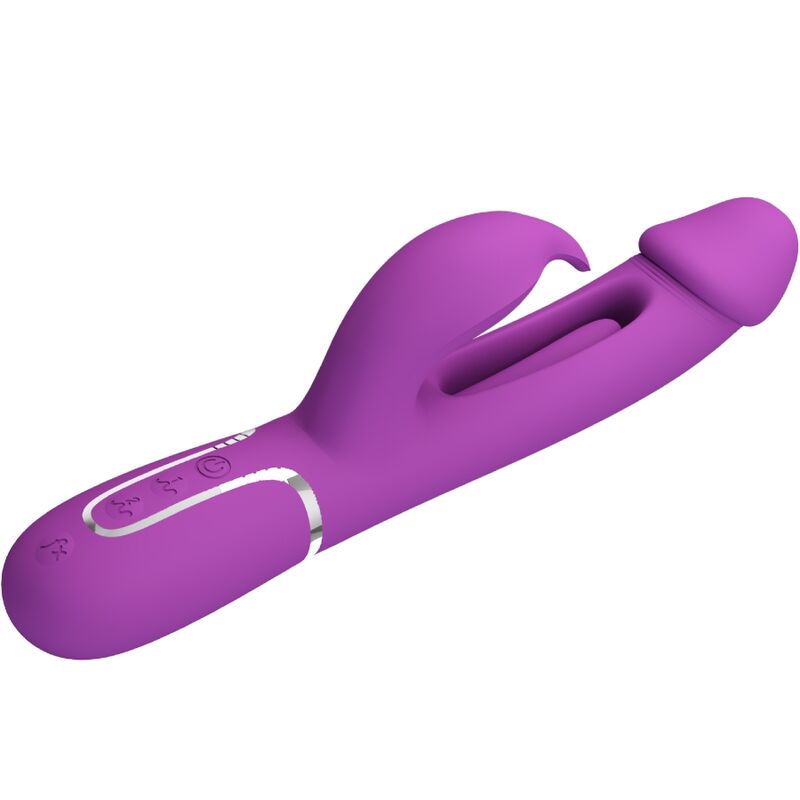 PRETTY LOVE - KAMPAS MULTIFUNKTIONSDILDO 3-IN-1 VIOLETT