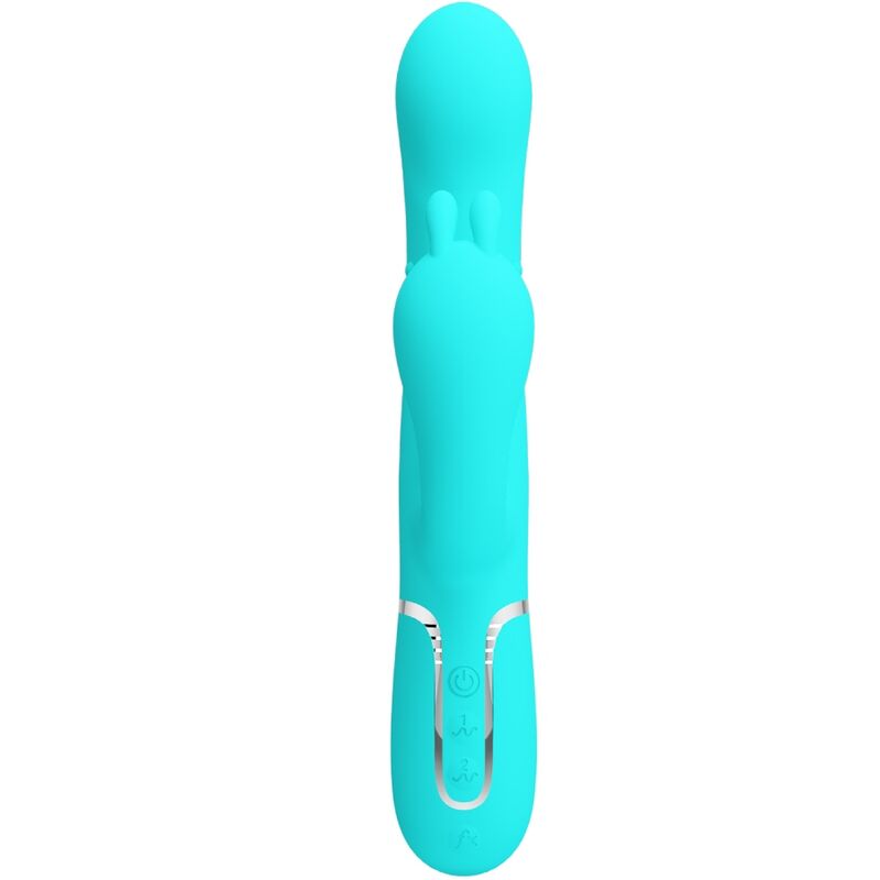 PRETTY LOVE - CAMMY 4-IN-1 MULTIFUNKTIONS-DREIFACH-RABBIT-VIBRATOR BLAU