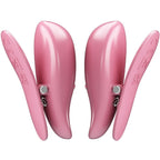PRETTY LOVE - PINCES À TÉTONS CAILEY 10 VIBRATIONS TÉLÉCOMMANDE ROSE