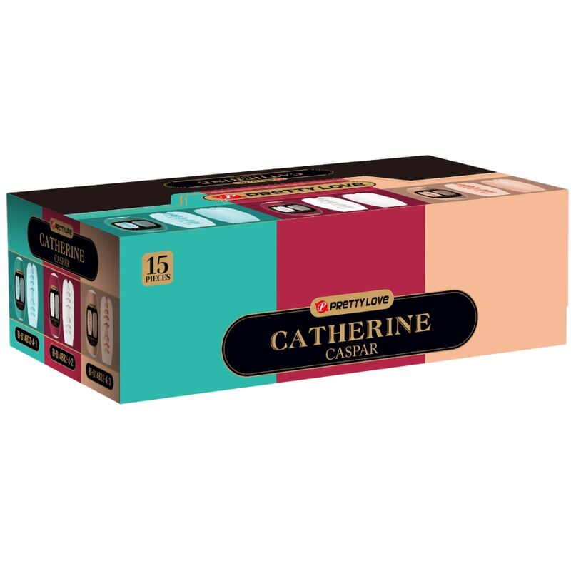 PRETTY LOVE – CASPAR PACK 15 VERSCHIEDENE MÄNNLICHE MASTURBATOREN