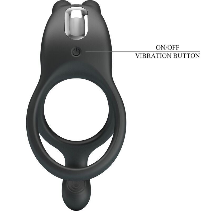 PRETTY LOVE - SETH DOPPELTER VIBRATIONS-KANINCHENRING 7 VIBRATIONEN SCHWARZ