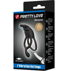 PRETTY LOVE - SETH DOPPELTER VIBRATIONS-KANINCHENRING 7 VIBRATIONEN SCHWARZ