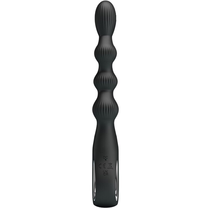 PRETTY LOVE - ANUSVIBRATOR FEDERER 12 VIBRATIONEN SCHWARZ