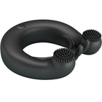 PRETTY LOVE – VIBRATIONSCOCKRING DAHLIA + KLITORISSTIMULATOR 12 VIBRATIONEN SCHWARZ