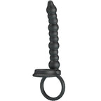 PRETTY LOVE – DILLION DOPPELT PENETRIERENDER PENISRING, SCHWARZ