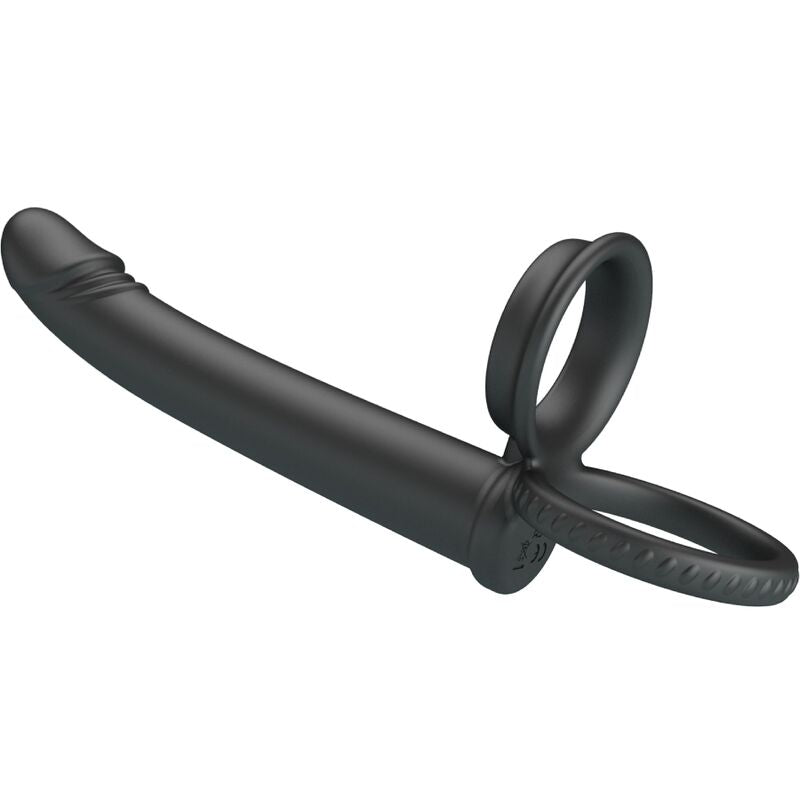 PRETTY LOVE - DILLION DOPPELPENETRATION DOPPELTER PENISRING SCHWARZ