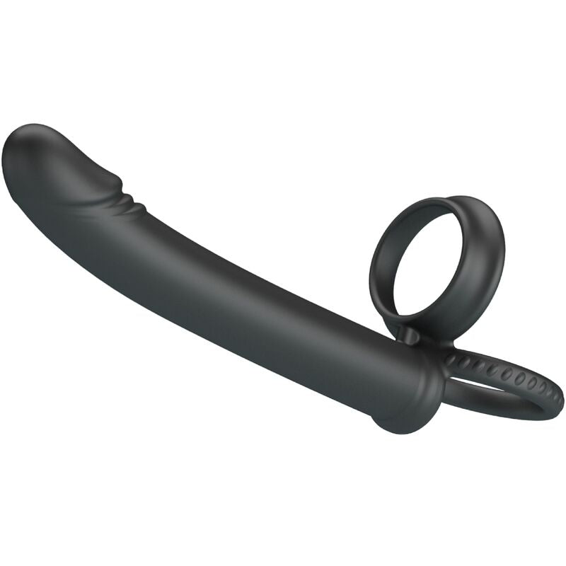 PRETTY LOVE - DILLION DOPPELPENETRATION DOPPELTER PENISRING SCHWARZ